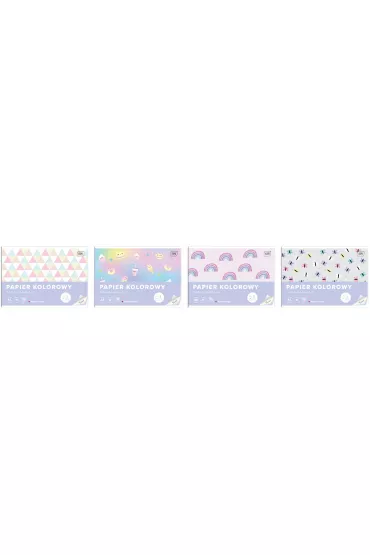 Interdruk Papier kolorowy A5 Pastel 115g 10 kartek