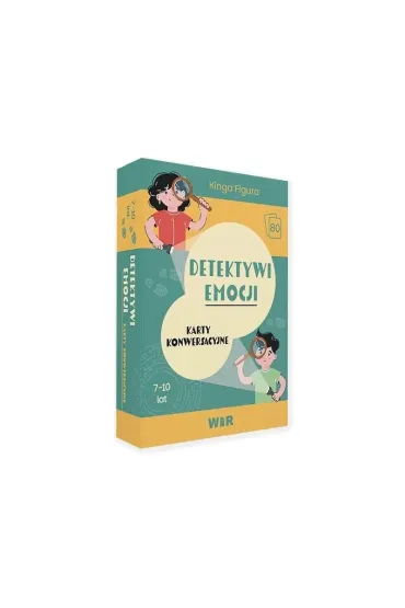 Detektywi emocji Karty konwersacyjne 7-10 lat - Kinga  Figura