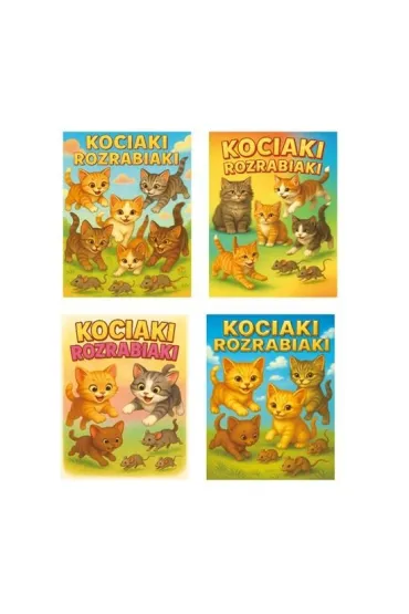 W&k Torebka prezentowa L Kociaki Rozrabiaki