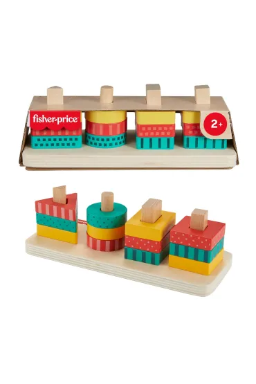 Fisher-Price. Drewniany sorter kszta�t�w Mattel