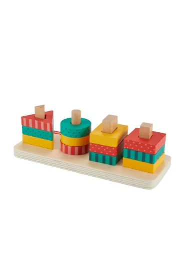 Fisher-Price. Drewniany sorter kszta�t�w Mattel