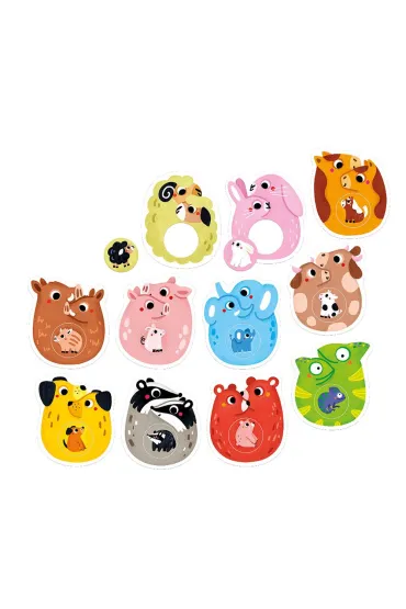 Pierwsze puzzle Rodzinki Bright Junior Media