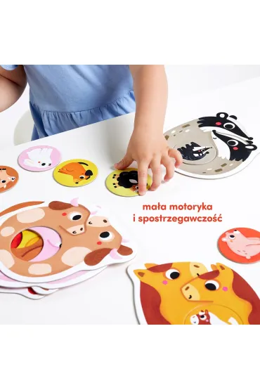 Pierwsze puzzle Rodzinki Bright Junior Media
