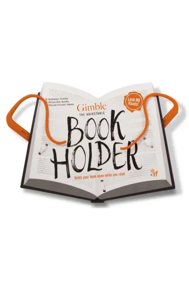 If Gimble Book Holder pomara�czowy uchwyt do ksi��ki