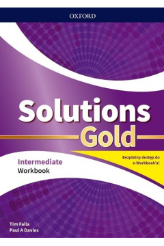Solutions Gold. Intermediate. Workbook z kodem dostpu do wersji cyfrowej (e-Workbook)