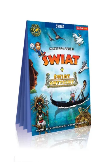 �wiat Antyczny mapa dla dzieci PL XXL laminat