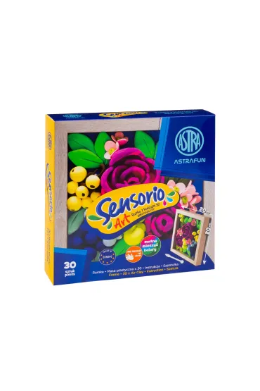 Zestaw lekkiej masy Sensorio Art z ramk� Astrafun R�y - 30 kol.