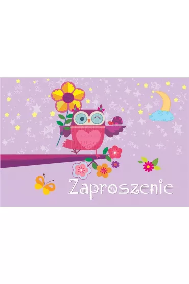 Kukartka Zaproszenie ZZ-070 S�wka 5 szt.