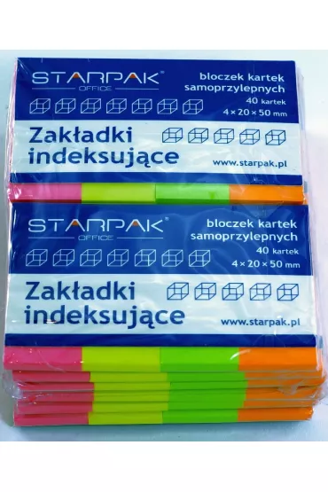 Starpak Zak�adka indeksuj�ca 20 x 50 mm
