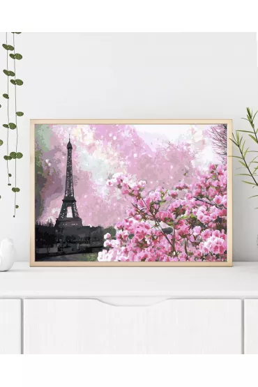 Twoje Hobby Malowanie po numerach - Wiosna w Pary�u 40x50cm