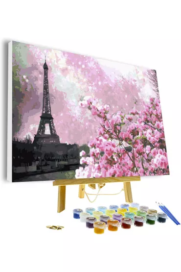 Twoje Hobby Malowanie po numerach - Wiosna w Pary�u 40x50cm
