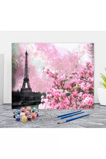 Twoje Hobby Malowanie po numerach - Wiosna w Pary�u 40x50cm