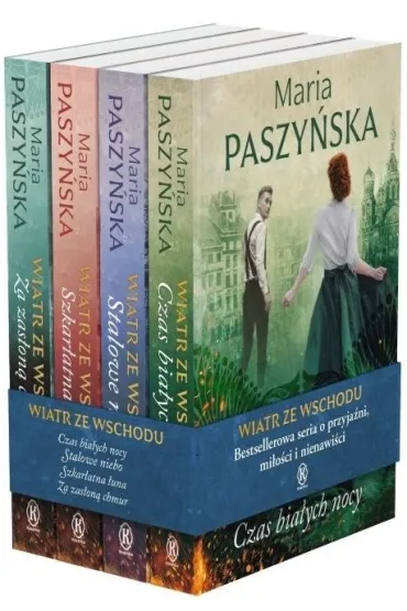 Pakiet: Wiatr ze wschodu. Czas bia�ych nocy, Stalowe niebo, Szkar�atna �una, Za zas�on� chmur. Tom 1 - Maria Paszy�ska