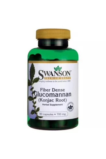 Swanson Glucomannan 665 mg - suplement diety 90 kaps.