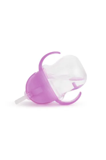 Kubek Munchkin niekapek ze s�omk� 207ml fioletowy