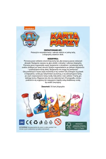 Karta Parzy Psi Patrol