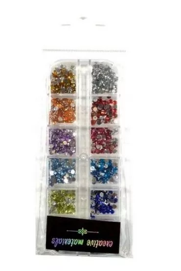 Galeria Hobby Kryszta�ki 4 mm, 12 kolor�w