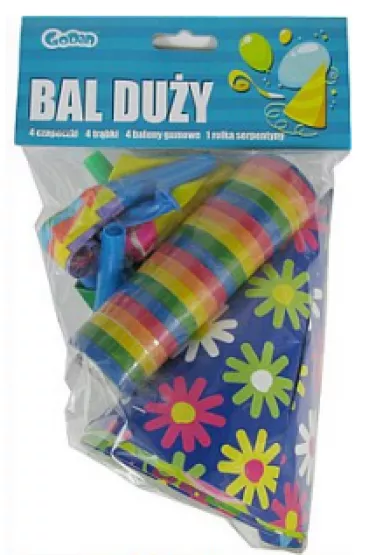 Godan Zestaw karnawa�owy papierowy 13 element�w