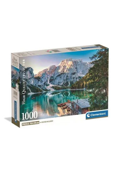 Puzzle 1000 el. Emerald Lake Braies Clementoni