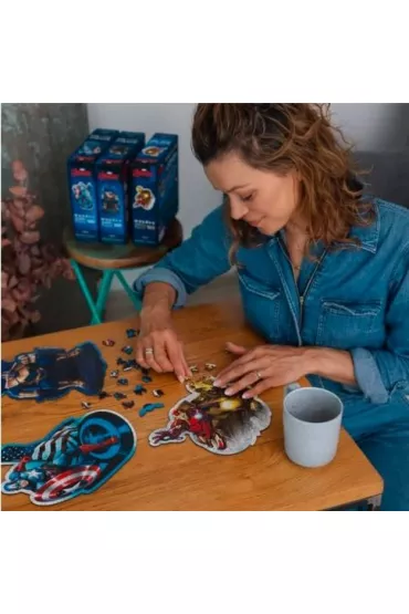 Puzzle drewniane 160 el. Odwa�ny Iron Man Trefl