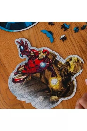 Puzzle drewniane 160 el. Odwa�ny Iron Man Trefl