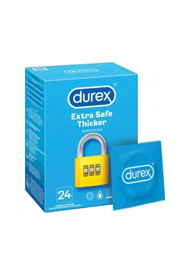 Durex Extra Safe Thicker prezerwatywy wzmocnione 24 szt.