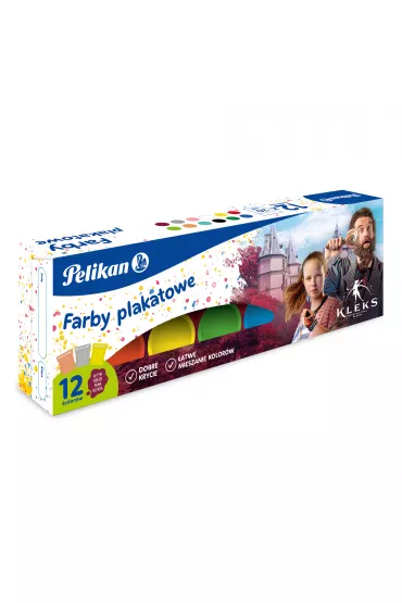 Pelikan Farby plakatowe 12 x 20 ml