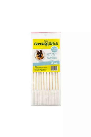 Portica/H3D BambooStick - patyczki bambusowe do czyszczenia uszu psa, L/XL