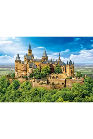 Puzzle 1000 el. Niemcy, Widok na zamek Hohenzollern Eurographics