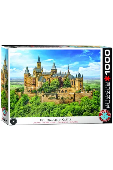 Puzzle 1000 el. Niemcy, Widok na zamek Hohenzollern Eurographics