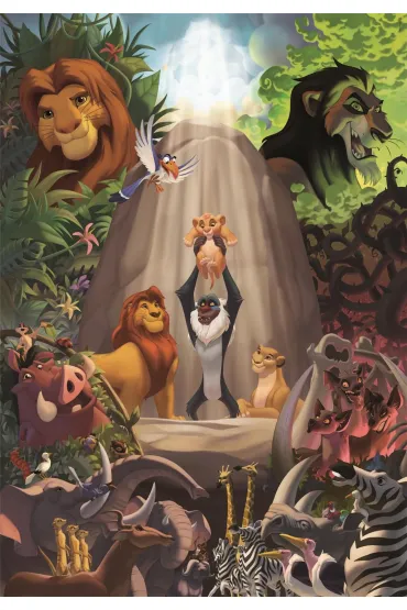 Puzzle 1000 el. The Lion King compact Clementoni