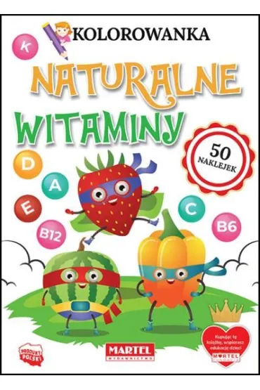 Kolorowanka Naturalne witaminy
