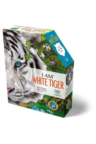Puzzle konturowe 300 I am - Bia�y Tygrys Madd Capp