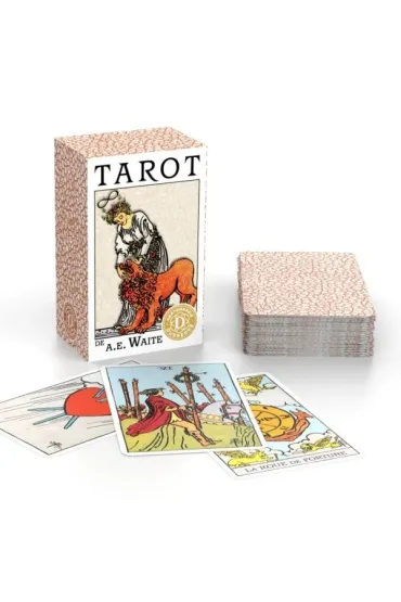 Miniaturowy Zestaw Kart Tarota A.E. Waite i Petit Lenormand