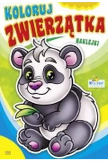 Kolorowanka. Koloruj zwierz�tka Panda B-5 16str
