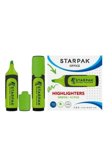 Starpak Zakre�lacz zielony (10 szt)