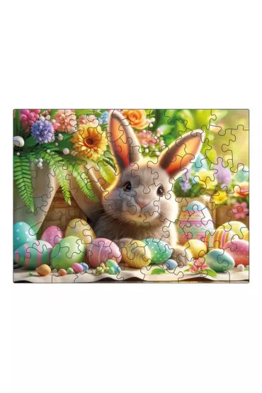 Drewniane puzzle Wielkanocny zajczek Alexander