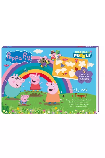Peppa Pig. Kraina puzzli. Ca�y rok z Pepp�
