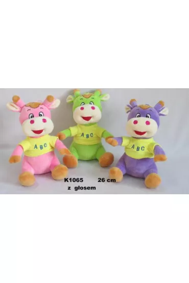 Krowa  ABC 3kol 26cm z g�osem 142252