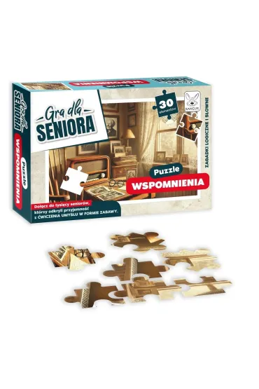 Gra dla Seniora. Puzzle Wspomnienia Kangur
