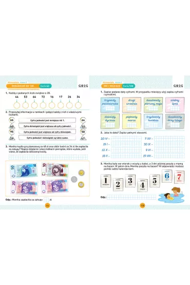 Matematyka. Karty pracy w szkole i w domu. Klasa 2 - Marta Kurdziel
