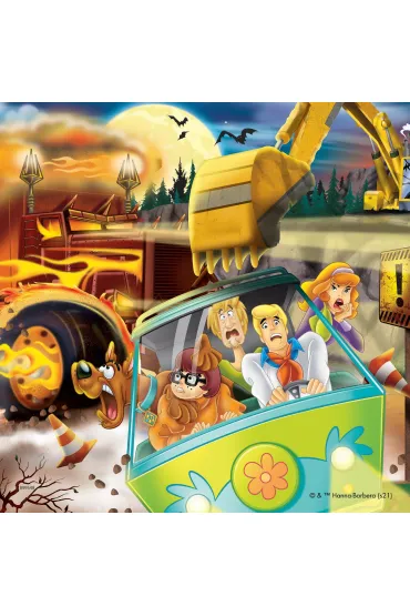 Puzzle dla dzieci 3x49 el. Scooby Doo Ravensburger