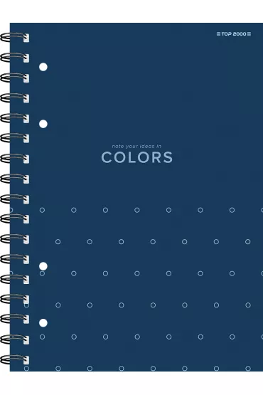 Top-2000 Ko�ozeszyt Colors A4 mix kratka, 5mm 80 kartek