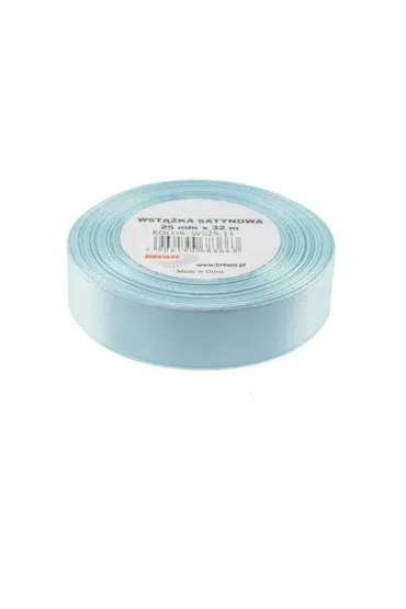 Brewis Wst��ka satynowa b��kitna 25mm x 32m
