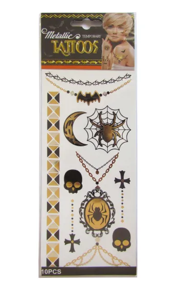 Arpex Tatua�e metaliczne halloweenowe