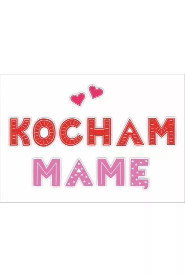 LearnHow Dekoracje okoliczno�ciowe - Kocham Mam� 01 12 szt.