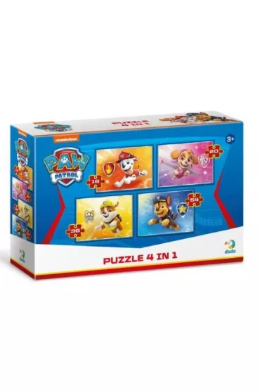 Puzzle 4w1 - Peppa Pig (16+20+36+54 el.) Dodo