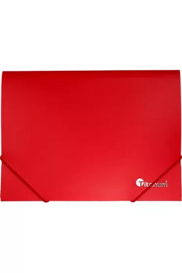 Titanum Teczka PP A5 z gumk� czerwona