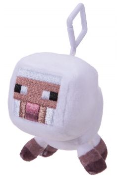 Minecraft pluszowy brelok Baby White Sheep