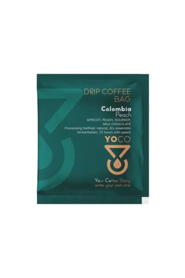 Yoco Kawa w saszetkach Colombia Peach Natural Filter 12 g
